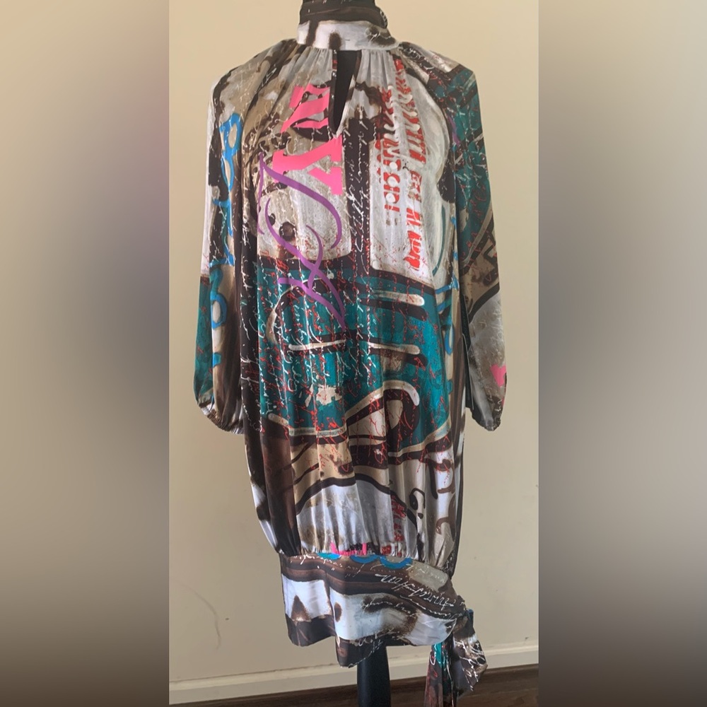 Dress  mix print